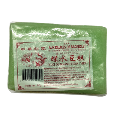 Délices de banane et de soja vert