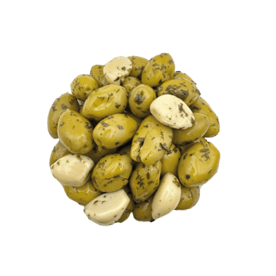 Olives Picholine à l'ail