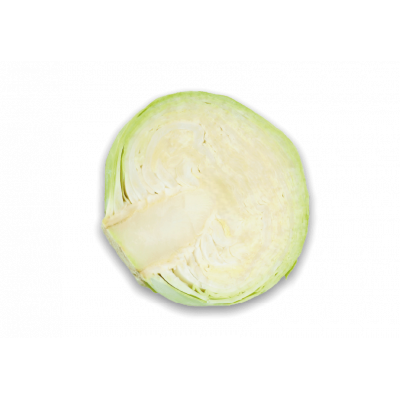 Chou blanc moitié