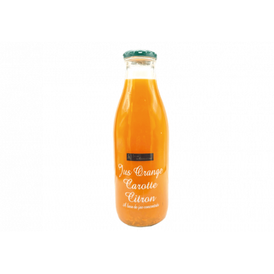 Jus orange carotte citron