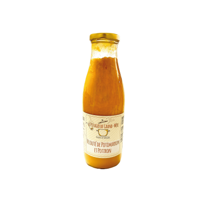 Velouté de potimarron et potiron