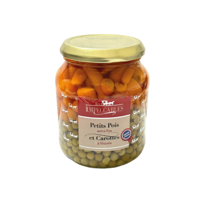 Petits pois et carotte