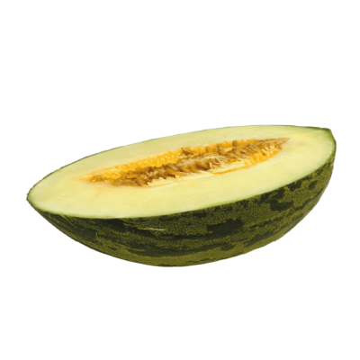 Melon vert moitié